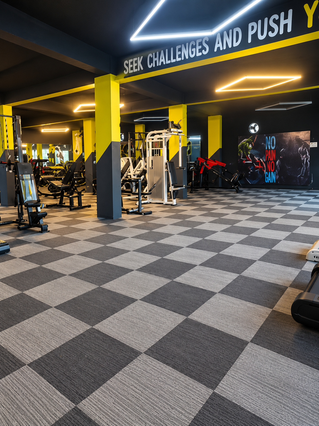 My Health Fitness Ayoor gym equipment