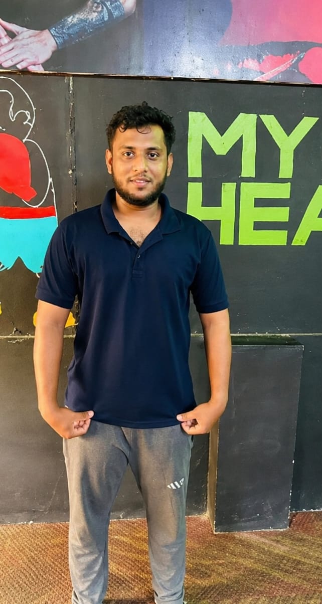 Rahul after his training transformation